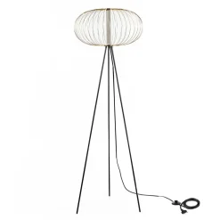 Wohnen LED Standleuchte in Messingfarben - Poro