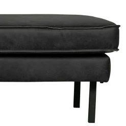 Wohnen Leder Daybed in Schwarz - Avonita