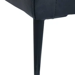 Wohnen Leder Ecksofa in Schwarz - Lagon