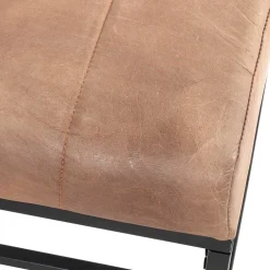 Wohnen Küchenbänke|Esszimmerbänke*Leder Polsterbank in Braun - Eccossi