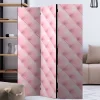 Wohnen Vintage Möbel*Leinwand Paravent in Rosa - Chesterfield - Mitalona