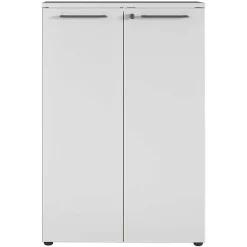Wohnen Büroschränke*Lichtgrauer Aktenschrank 80x120x40 abschließbar - Ofledio