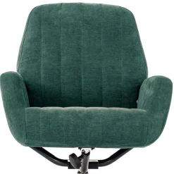 Wohnen Sessel & Hocker|Retro Möbel*Liegesessel & Hocker in Petrol Blau - Arizona (zweiteilig)