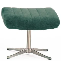 Wohnen Sessel & Hocker|Retro Möbel*Liegesessel & Hocker in Petrol Blau - Arizona (zweiteilig)