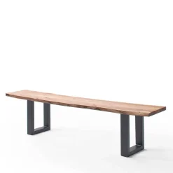 Wohnen Küchenbänke|Esszimmerbänke*Live Edge Küchenbank in Akazie Natur - Careful