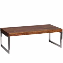 Wohnen Loft Design Couchtisch Jimena mit Holz und Metall