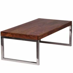 Wohnen Loft Design Couchtisch Jimena mit Holz und Metall