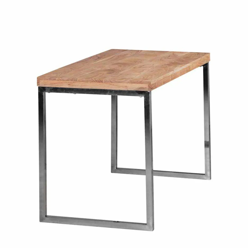 Wohnen Bürotische*Loft Design Schreibtisch Mascanus mit Holz und Metall