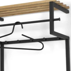 Wohnen Garderoben|Garderoben*Loft Design-Wandgarderobe 76x76x34 cm - Minuto