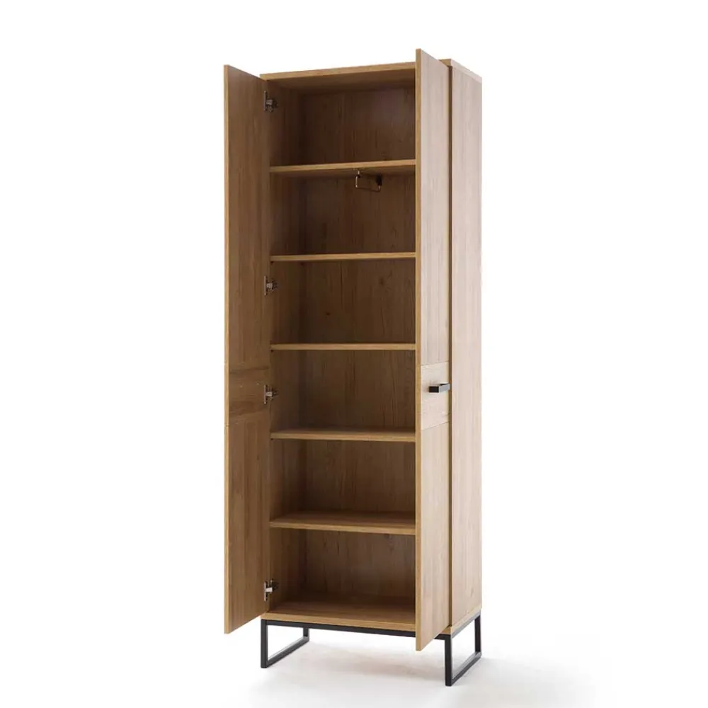 Wohnen Glasmöbel|Diele Komplett*Loft Möbel für Flur im Set - Truvisas (fünfteilig)