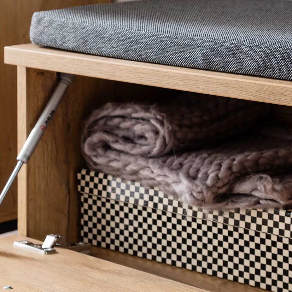 Wohnen Glasmöbel|Diele Komplett*Loft Möbel für Flur im Set - Truvisas (fünfteilig)