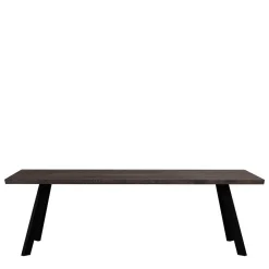 Wohnen Küchen-Essgruppen|Esszimmer Komplett*Loft Sitzgruppe für 6 Personen Namac mit Tisch in Eiche Rauchfarben (siebenteilig)