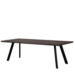 Wohnen Küchen-Essgruppen|Esszimmer Komplett*Loft Sitzgruppe für 6 Personen Namac mit Tisch in Eiche Rauchfarben (siebenteilig)