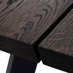 Wohnen Küchen-Essgruppen|Esszimmer Komplett*Loft Sitzgruppe für 6 Personen Namac mit Tisch in Eiche Rauchfarben (siebenteilig)