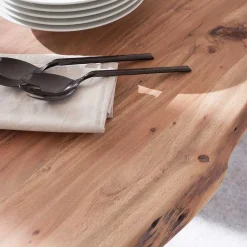 Wohnen Loft Style Esszimmertisch mit Baumkanten - Locceri