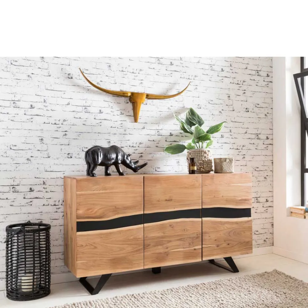 Wohnen Sideboards & Kommoden|Sideboards & Kommoden*Loft Style Sideboard Draguno aus Akazie massiv