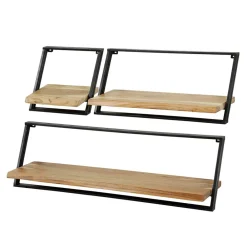 Wohnen Esszimmerregale|Regale*Loft Style Wandboard Set - Massa (dreiteilig)