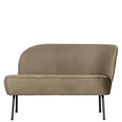 Wohnen Lounge Couch in Khaki mit Schwarz - Cuba