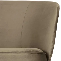 Wohnen Lounge Couch in Khaki mit Schwarz - Cuba