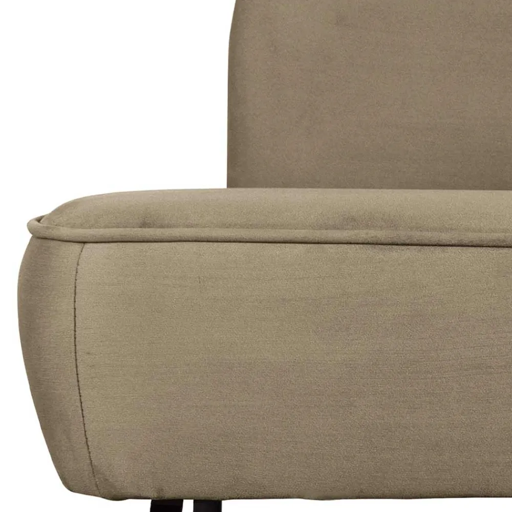 Wohnen Lounge Couch in Khaki mit Schwarz - Cuba