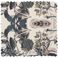 Wohnen Retro Möbel|Sessel*Lounge Sessel aus Samt mit floralem Dessin - Rosco