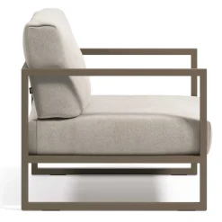 Wohnen Lounge Sessel in Hellgrau & Dunkelgrün - Turkeni