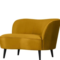 Wohnen Lounge Sessel in Ocker Gelb Samt - Srimanko