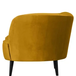 Wohnen Lounge Sessel in Ocker Gelb Samt - Srimanko