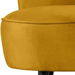 Wohnen Lounge Sessel in Ocker Gelb Samt - Srimanko