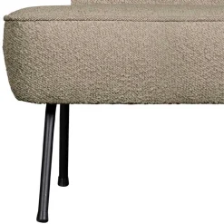 Wohnen Retro Möbel|Sofas*Loungesofa aus Boucle Stoff in Beige - Laderla