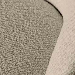 Wohnen Retro Möbel|Sofas*Loungesofa aus Boucle Stoff in Beige - Laderla