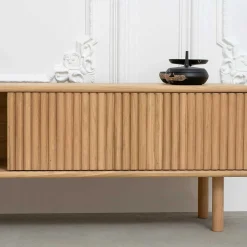 Wohnen Lowboard aus Eiche Massivholz geschliffen - Salottivo