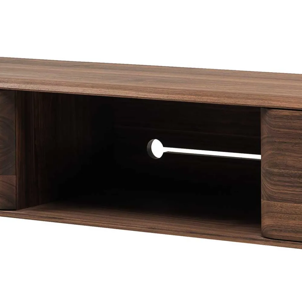 Wohnen Lowboard für Fernseher aus Nussbaum - Rivossa