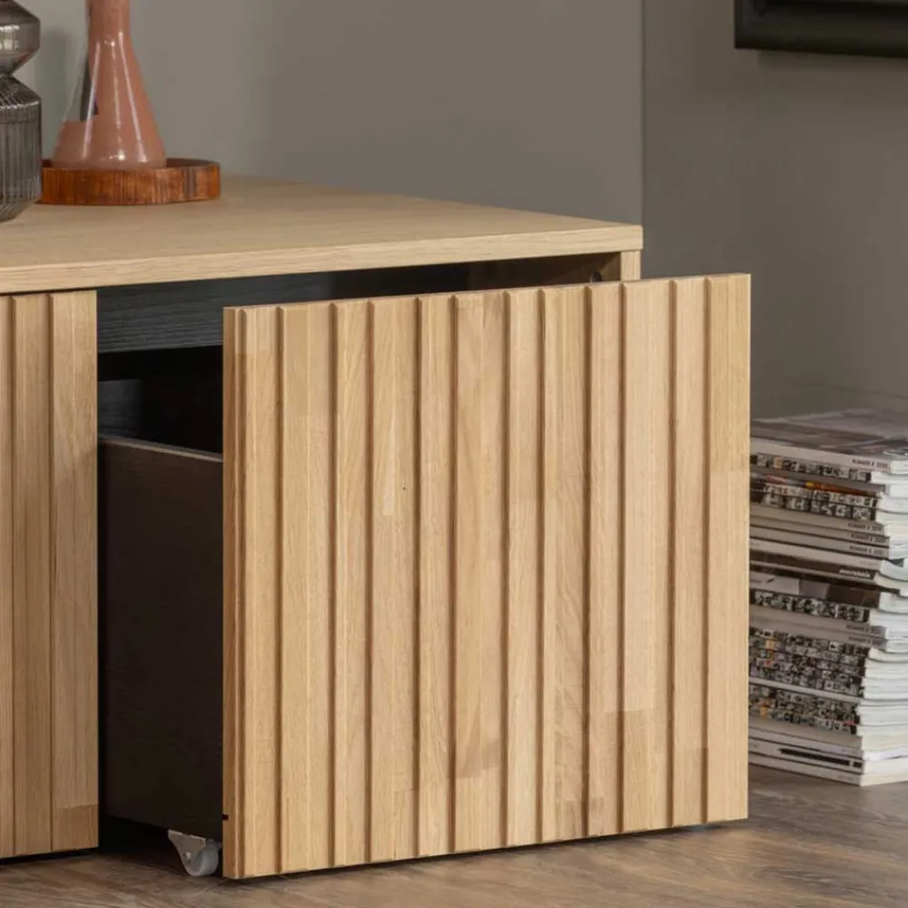 Wohnen Sideboards & Kommoden|Skandinavische Möbel*Lowboard in Eiche Natur - Banyo