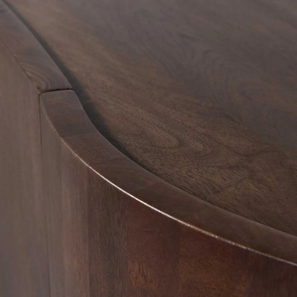 Wohnen Lowboard in Walnuss Braun - Varras