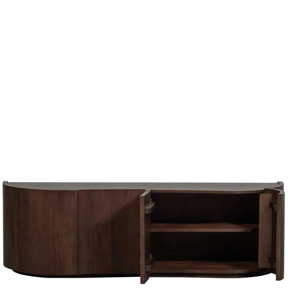 Wohnen Lowboard in Walnuss Braun - Varras