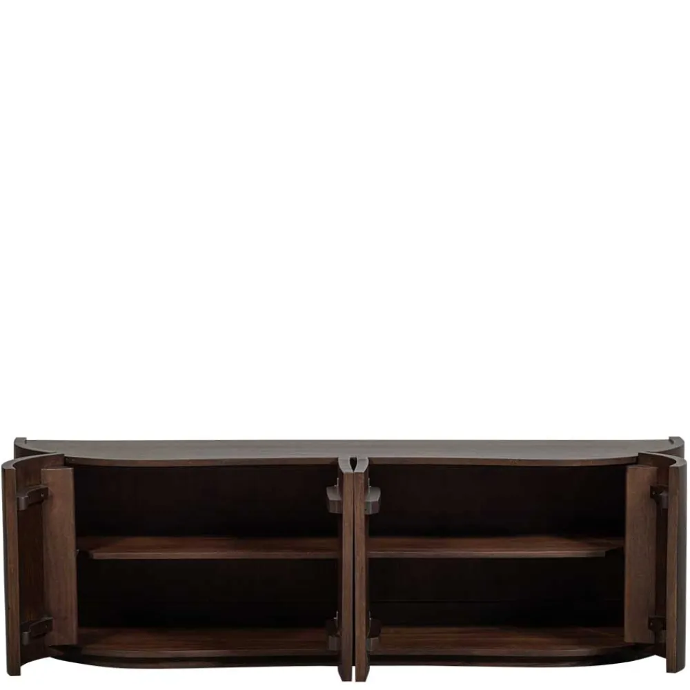 Wohnen Lowboard in Walnuss Braun - Varras