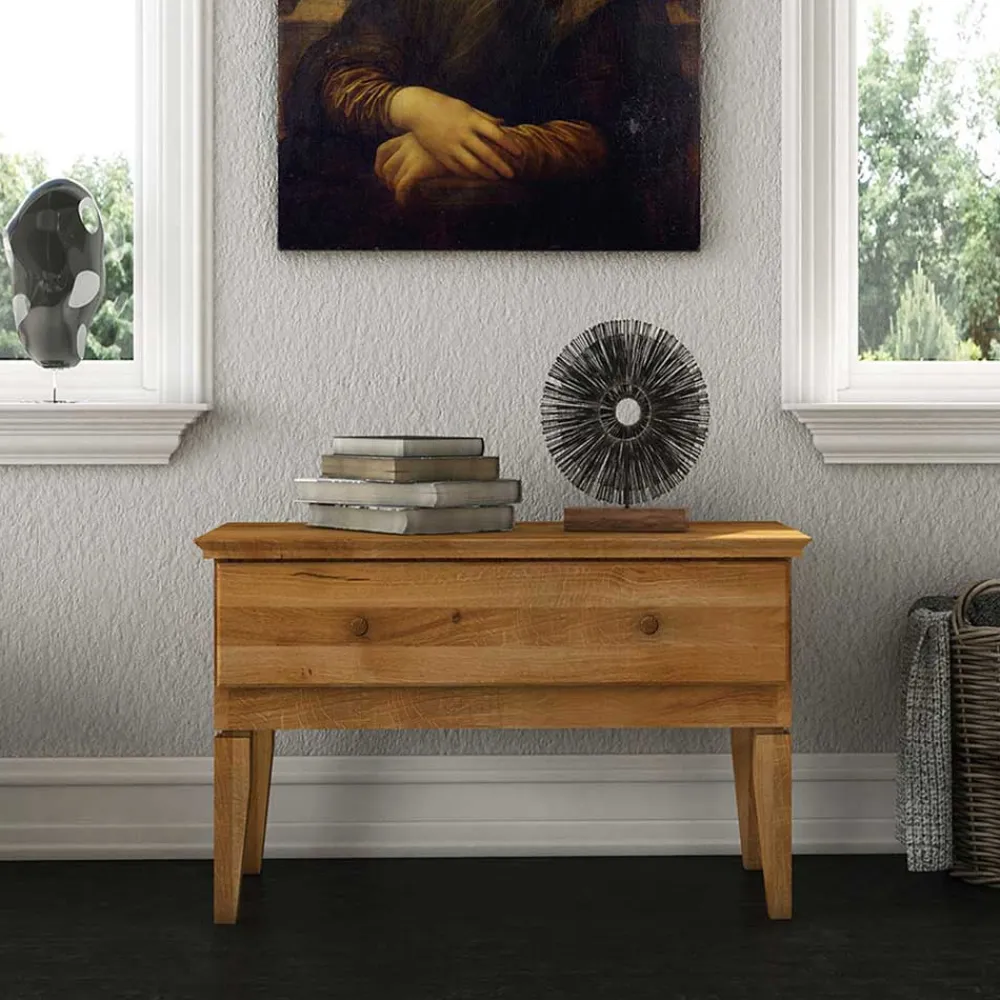 Wohnen Lowboard Masdamos aus Wildeiche massiv geölt