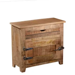 Wohnen Shabby Chic Möbel*Mango Holz Badezimmermöbel im Set - Suennas (vierteilig)