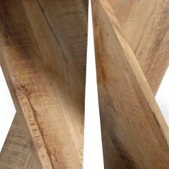 Wohnen Mangoholz Beistelltisch im Sanduhr Design - Cooba