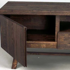 Wohnen Tv & Hifi-Möbel|Tv & Hifi-Möbel*Markantes Retro TV Board aus Eiche dunkel - Vedraza