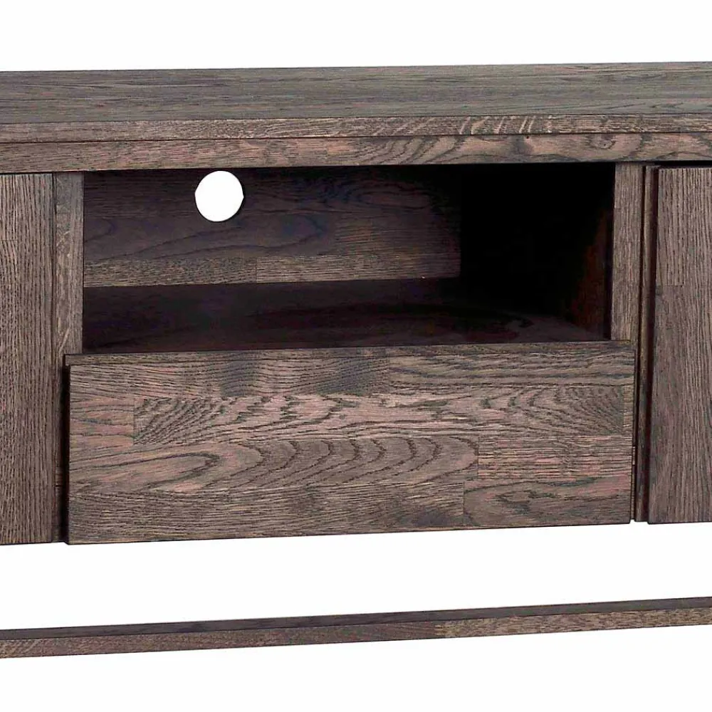 Wohnen Tv & Hifi-Möbel|Tv & Hifi-Möbel*Markantes Retro TV Board aus Eiche dunkel - Vedraza