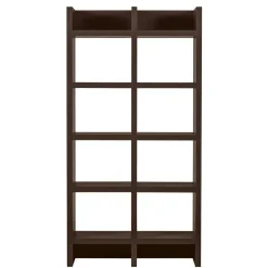 Wohnen Esszimmerregale|Paravents*Markantes Standregal in Dunkelbraun - Belpasso