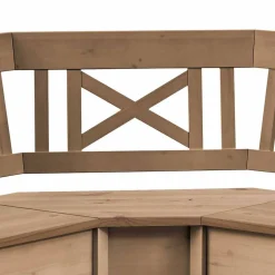 Wohnen Küchenbänke|Esszimmerbänke*Massiv Eckbank Giurgia mit Truhe