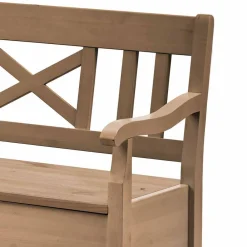 Wohnen Küchenbänke|Esszimmerbänke*Massiv Eckbank Giurgia mit Truhe