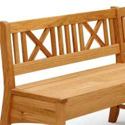 Wohnen Massive Essgruppe mit Truhen-Eckbank - Jodrav (vierteilig)