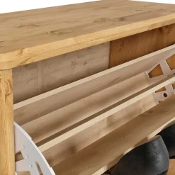 Wohnen Massive Flurmöbel aus Kiefer geölt - Etvina (vierteilig)