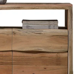 Wohnen Massive Kombi-Kommode mit Baumkante - Necrus