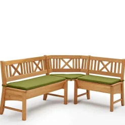 Wohnen Küchen-Essgruppen|Essgruppen*Massive Wildeiche Eckbank Gruppe - Jodrav (vierteilig)