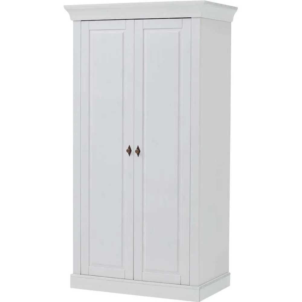 Wohnen Kinderkleiderschränke|Babyzimmerschränke*Massiver Kinder Kleiderschrank in Weiß - Satumare